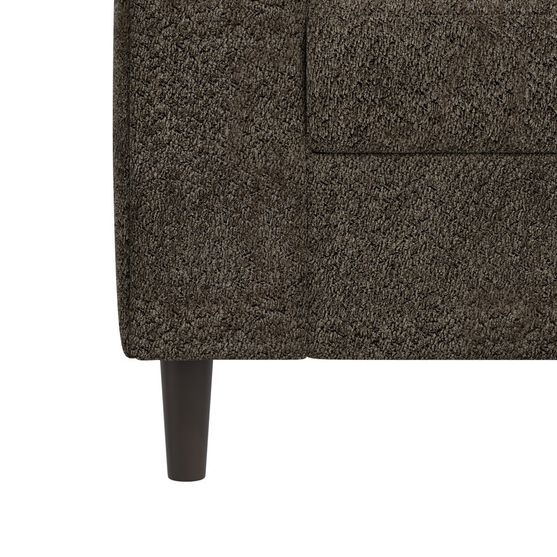 Ensemble de salon Wilmington Mid-Century, Mocha/Brown/Green/Blue Boucle