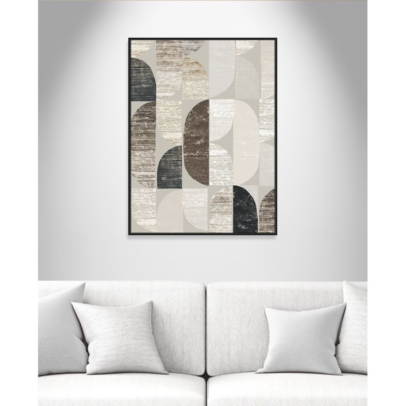 «Shape and Form II» par Tom Reeves, Noir, H 49,5 po x l 37,5 po