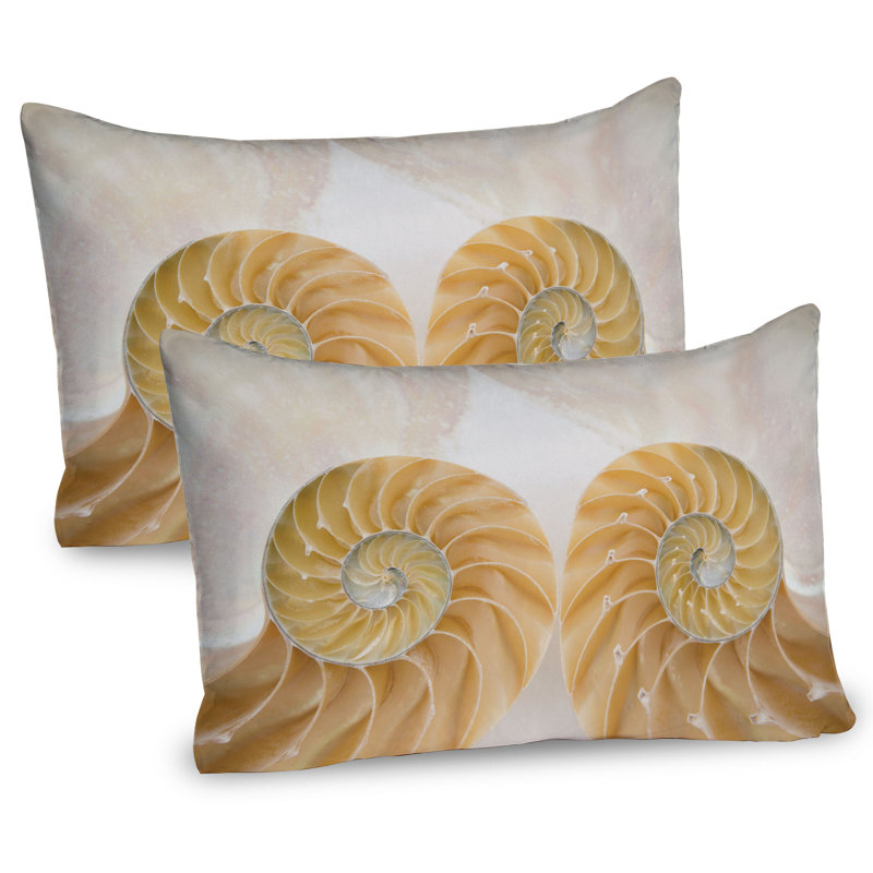 Ensemble de 2 taies décoratives à motif géométrique Ambesonne, H 20 po x l 26 po