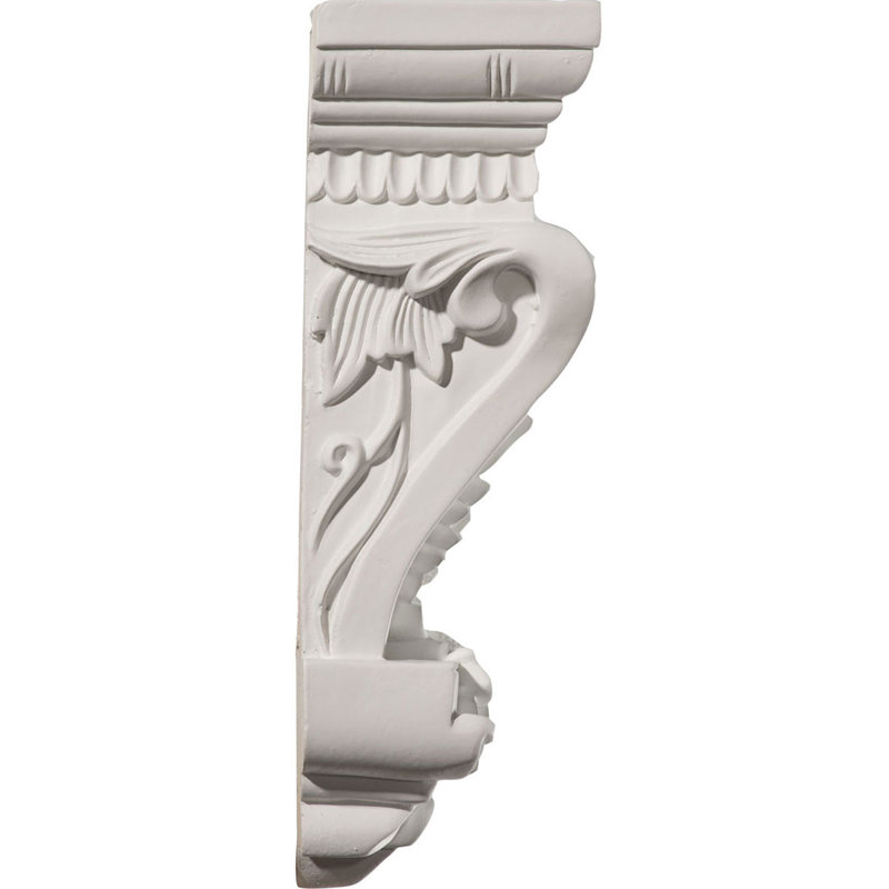 Endurathane Salo Corbel, 4 3/4"W x 3 1/8"D x 9 3/4"H, Factory Primed