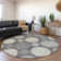 Premium Machine Washable Prisco Charcoal Rug