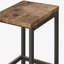 Ensemble de table de salle à manger long avec 3 tabourets, facile à assembler, naturel-131147001-131147003