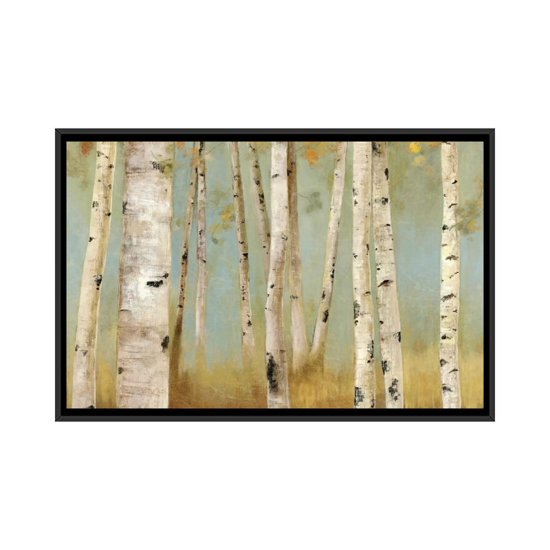« eco i », reproduction sur toile, H 18 po x l 26 po x P 1,5 po, Toile encadrée noire, Pas de tapis