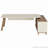78.7" L-Shaped Executive Desk With 55" File Cabinet