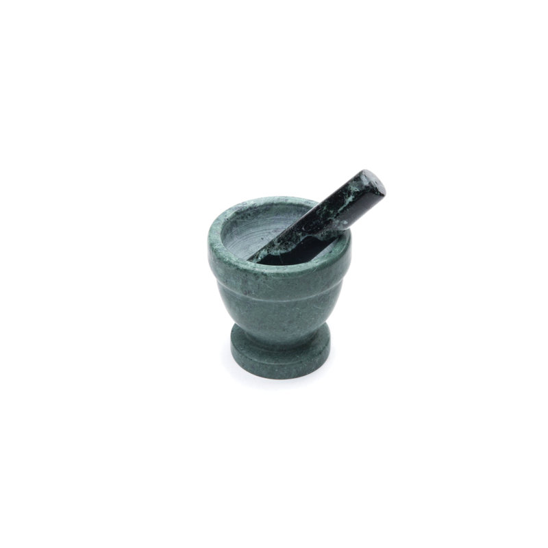 Marble Mortar And Pestle Set, 5.5" H x 3.15" W x 3.15" D