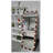 Hollywood Full Length Mirror With Lights, 3 Color Modes, Touch Control, Walnut Finish, 62.6X23.3 Inch