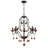 Etosha 5 - Light Steel Dimmable Empire Chandelier