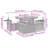 Vidaxl Garden Sofa Set Black