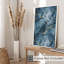 «Abstract Blue Geode Crystal Dream I», reproduction d'art moderne sans cadre-403205054