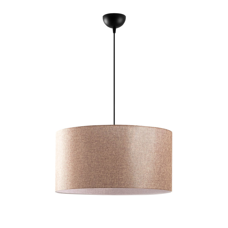 Elegant Scandinavian Chandelier, Adjustable Height 16.5 - 47.6 inches | Cream Metal Body, 19.7 inches Diameter | E27 Socket, Max 40W | Stylish Lighting for Modern Home Decor, IP20 Rated, Perfect for Living & Dining Areas
