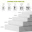 Matelas en mousse à mémoire de forme, matelas de lit, avec gel rafraîchissant au thé vert-1716162686-1716162682