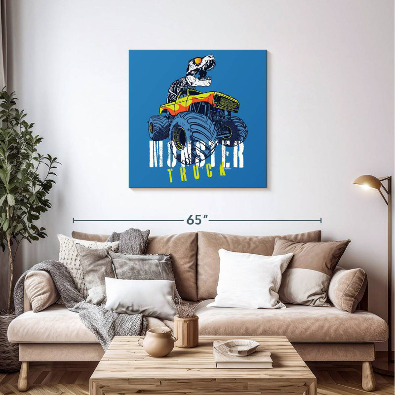 Mehar T-Rex Monster Truck, 36" H x 36" W