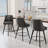 PU Leather Elegant 360° Swivel Bar Stool Stylish Design With Plush Cushion & Sturdy Build-1477775845-1477775844