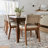 Solid Wood and Flax Upholstered Dining Chair-1773892035-1773892034-1792400816