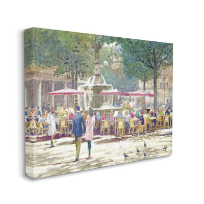«People at Parisian Cafe» par Steve Hunziker