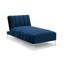 Camille Chaise Longue Daybed in Velvety Fabric-1622781922