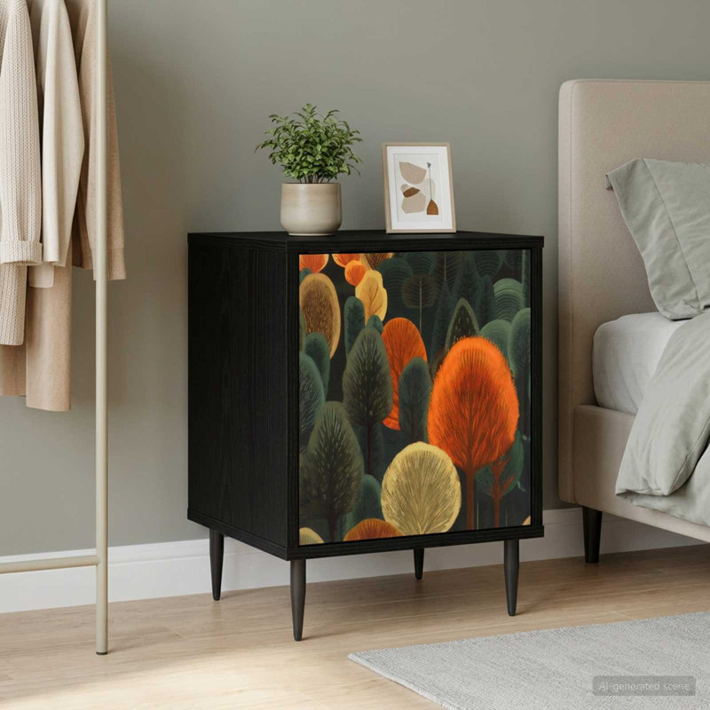 36 cm W Bedside Table