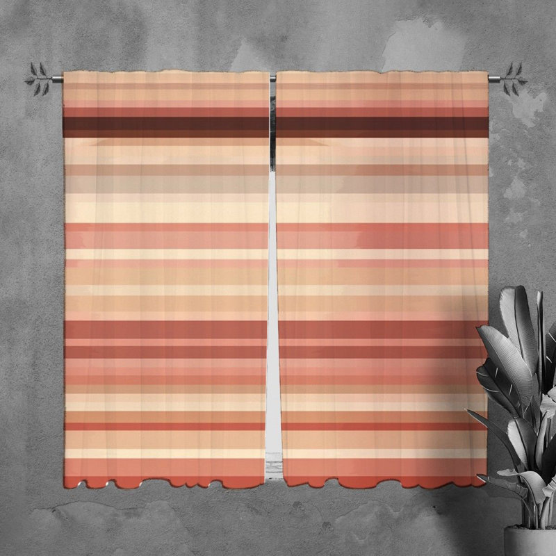 Paire de rideaux obscurcissant en polyester Zahvia, L 20 po x L 82 po