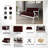 Velvet Upholstered Accent Loveseat-1989558655-1989558653