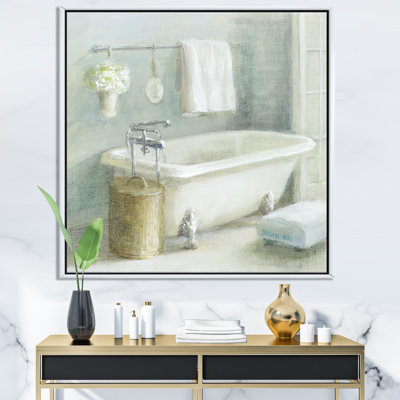 Pastel Bath I - reproduction d'art
