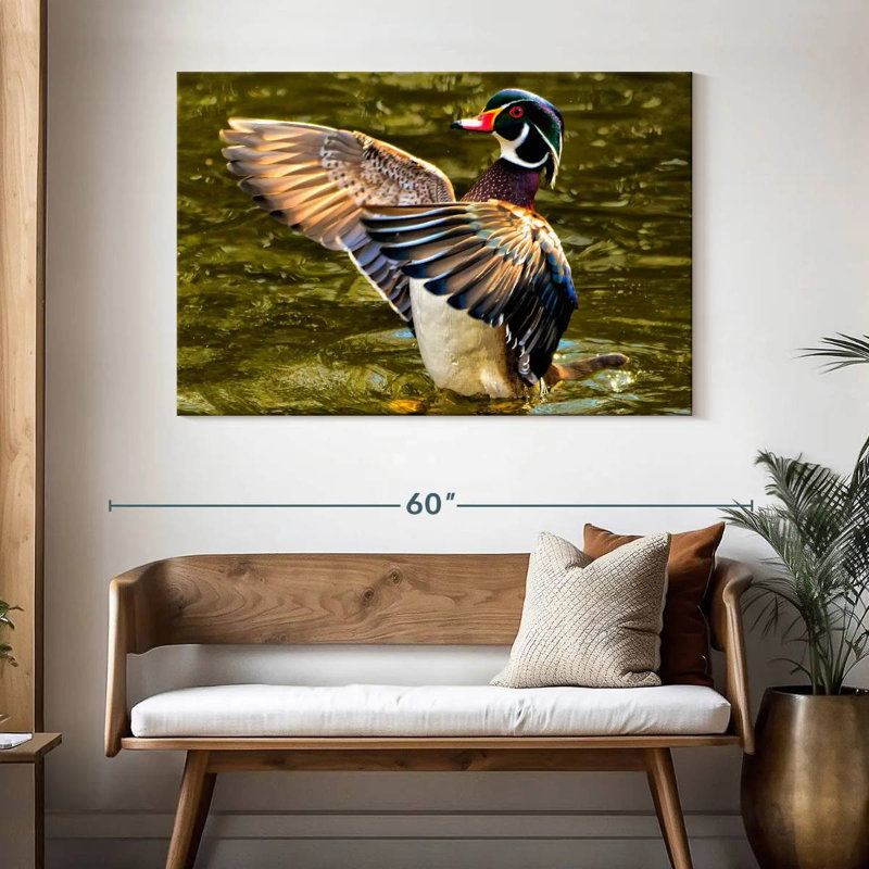 Brampt Duck Flapping Wings, 32" H x 48" W