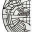 Rattlesnakes Medallion Stained Glass Window