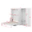 Grand lit escamotable mural avec placard-254404569