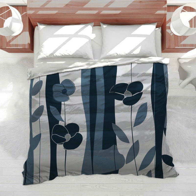 Édredon en mélange de coton pelucheux tendance, Très grand édredon