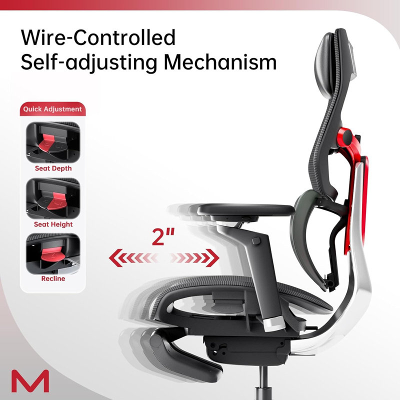 Ergonomic Gaming Chair with 6D Armrests, 136° Recline & 3-Level Lumbar Support , 300lbs