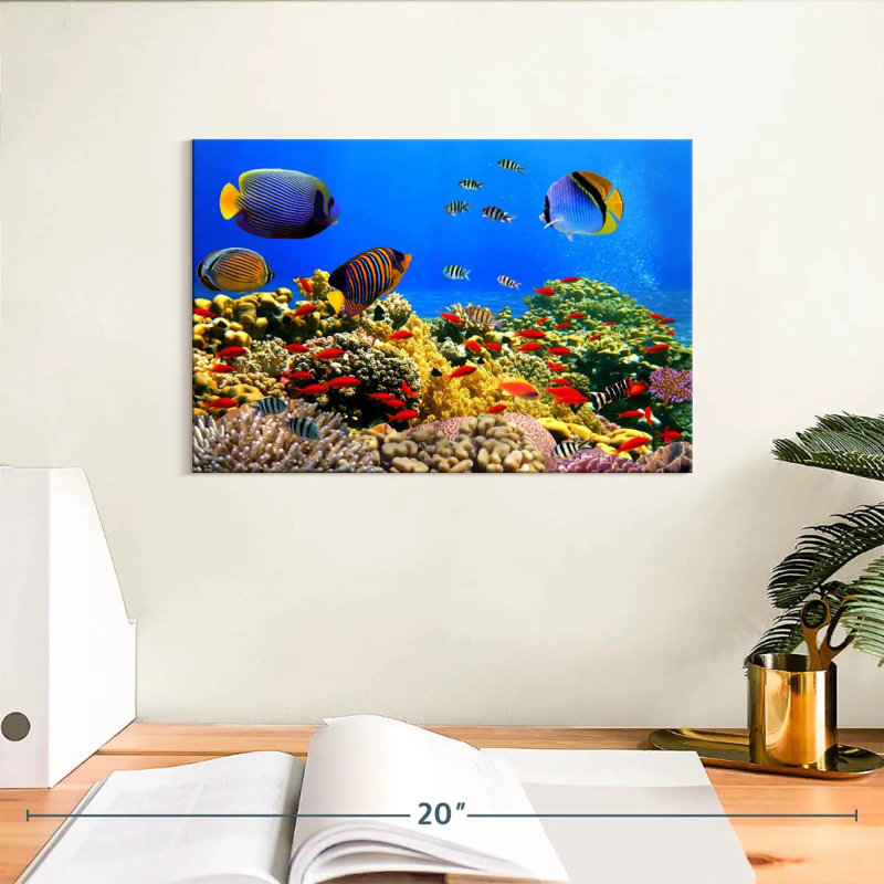 Underwater Life, 8" H x 12" W