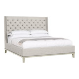 Michael Weiss Solid Wood Wingback Bed