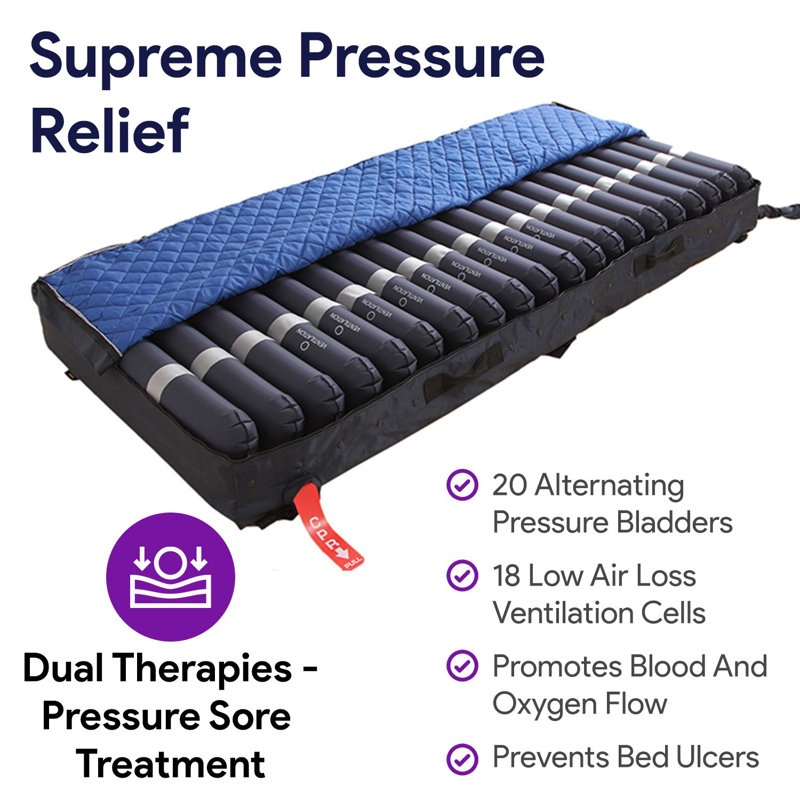Matelas gonflable 8 "avec pompe électrique externe