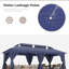 Pavillon de jardin en acier-103961163
