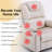 Carollynn Oversized Power Lift Chair for Elderly, Recliner with Heat & Massage,Cup Holders,Side Pockets-1390473067