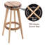 Tabouret de bar pivotant 29 po Davison