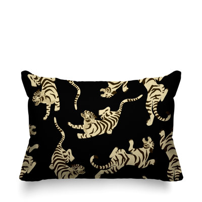Tigger Boho Tiger Indoor/Outdoor Throw Pillow