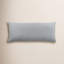 Camille Rectangular Throw Pilow, Ash Blue