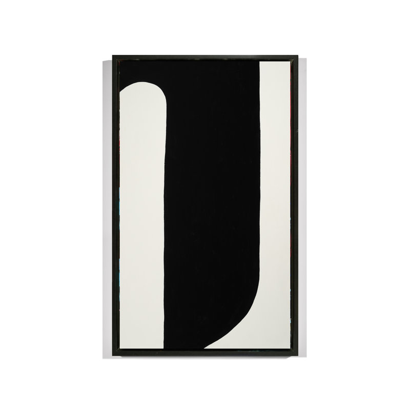 Zoro " Zoro 2 " by Yaffa G, Black Floater Framed, 41" H x 24" W