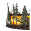Tall Pines LED Downrod Ceiling Fan