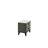 Nightstand In Dark Gray Oak (Rustic Accents)-1085065941