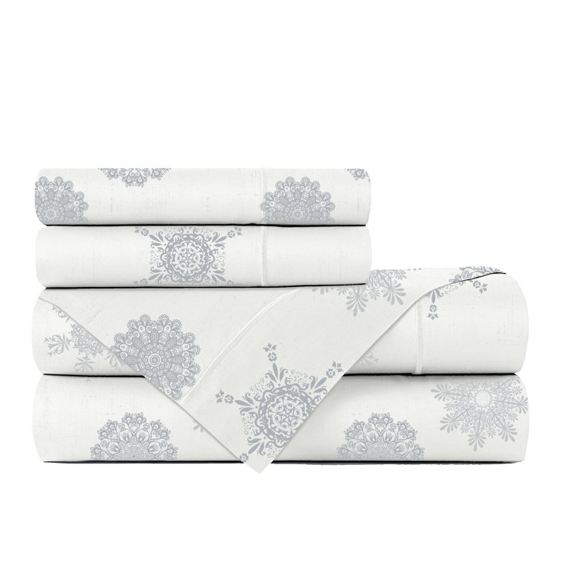 Ensemble de draps en flanelle 100% coton 160 fils Fancie, Simple
