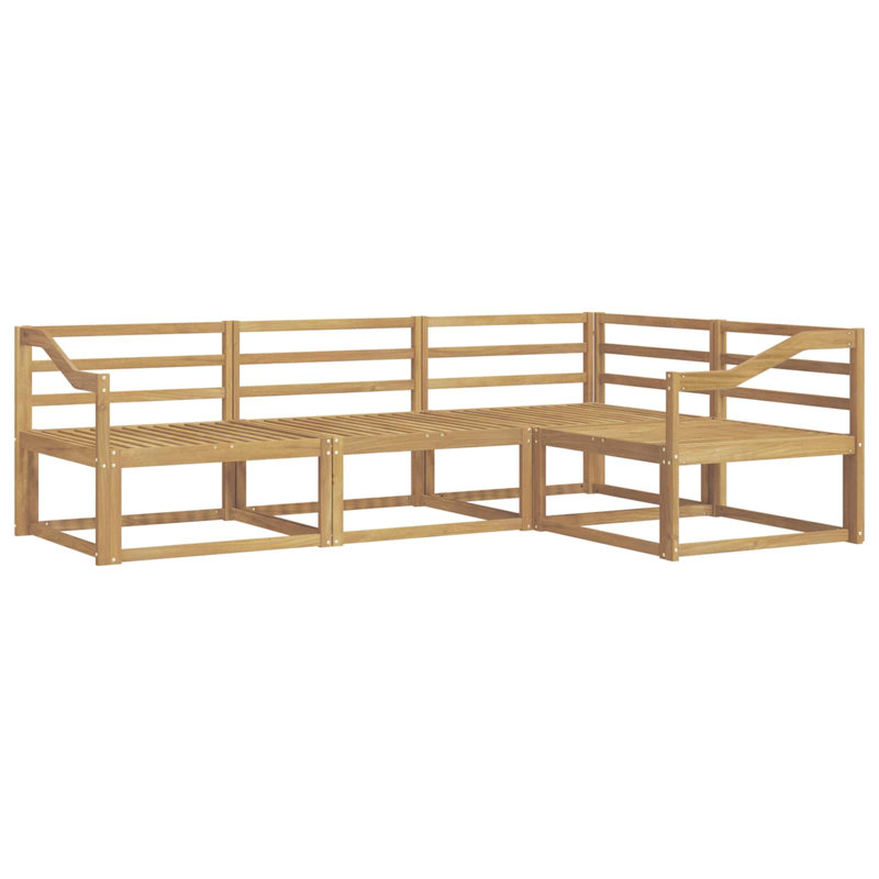 245.5cm Wide Patio Sectional Set, 4