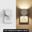 Plug In Night Lights, 3000K, Round, 3-Level Dimmer, White, Light Sensor
