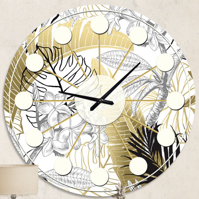 Horloge murale Mid-Century
