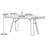 Modern and upscale rectangular dining table-1302989420