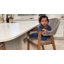  Ensemble de 2 tabourets de bar pour patio avec structure en aluminium-2127237212