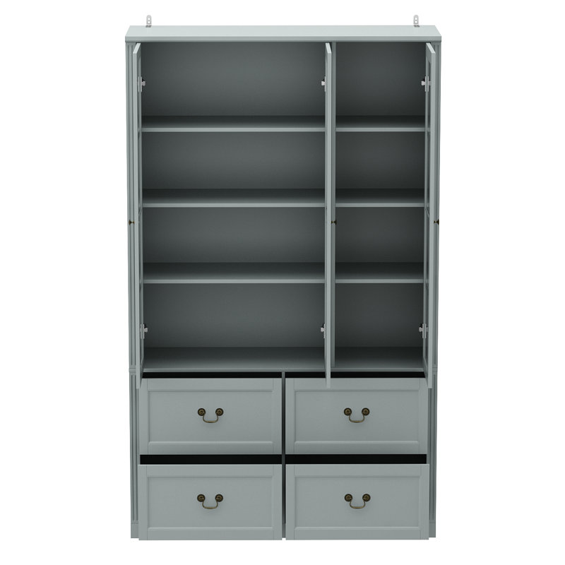 Binegar 78.7'' China Cabinet, Blue