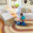  Braided Reversible Rug Washable Indoor/Outdoor Red/Gold Rug-581458423