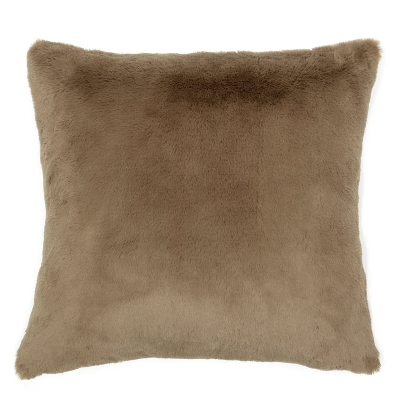 Eureka Square Pillow Cover & Insert, Mink