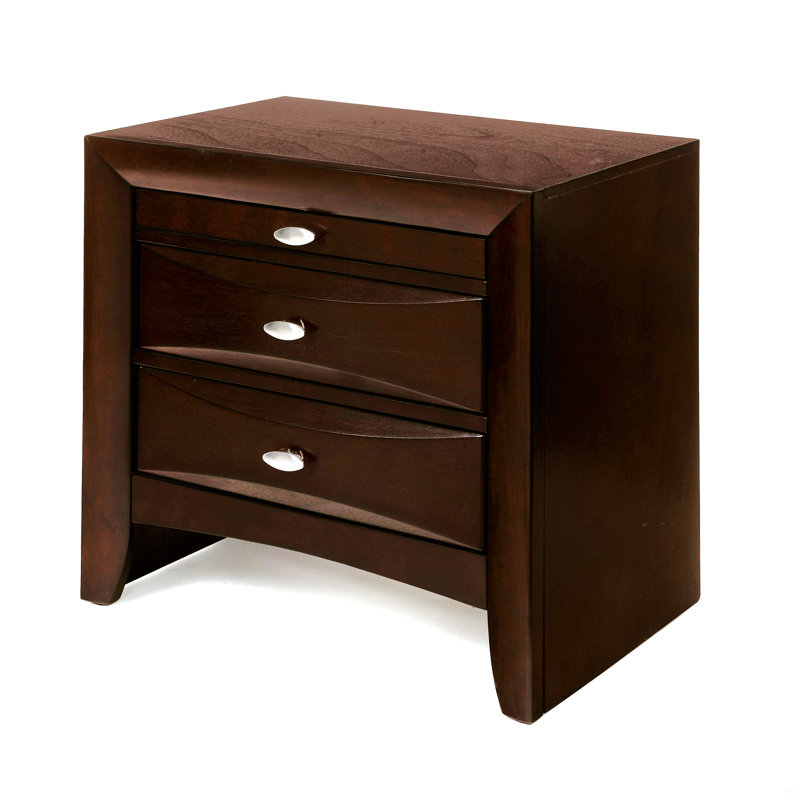 Storage Nightstand, Espresso